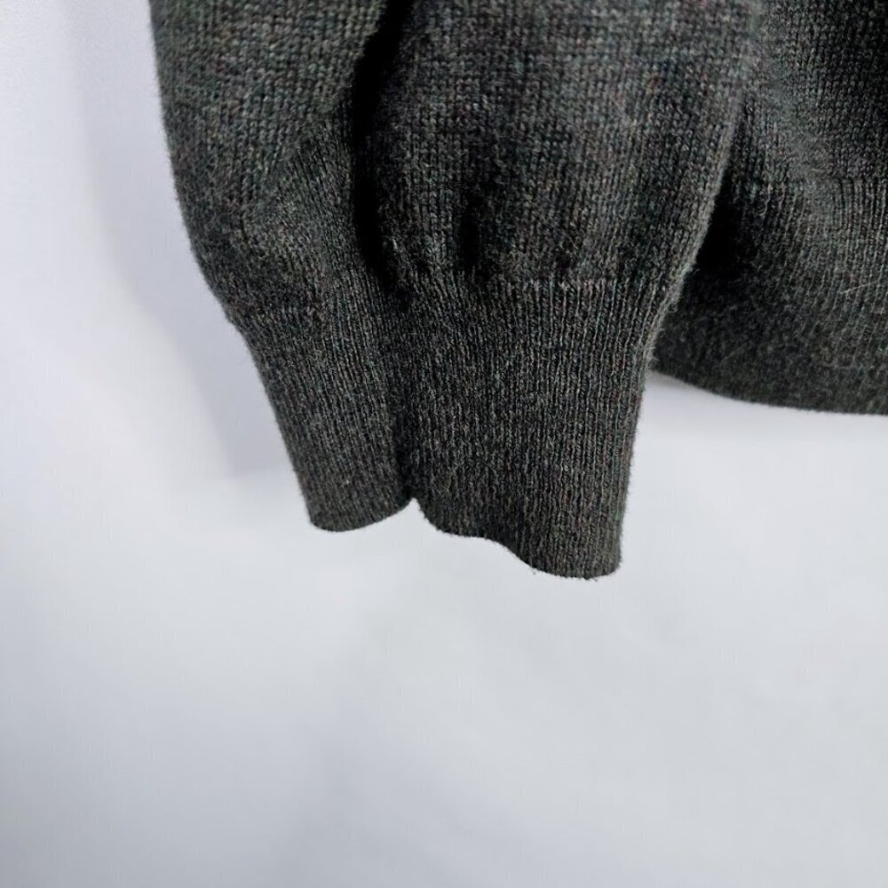 CHAPS RALPH LAUREN Men's Pullover Sweater Size XL CHARCOAL GRAY Cotton Cashmere - Picture 6 of 7
